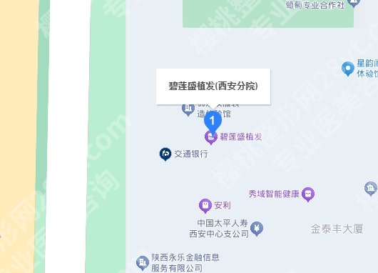 西安碧莲盛植发医院地址在哪里？院内相关项目盘点！戳进来看详情
