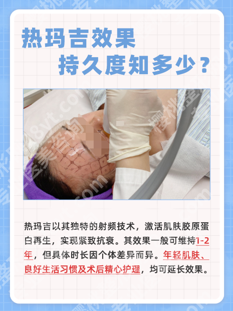 热玛吉的效果可以维持多久？效果变化过程，不同阶段有惊喜