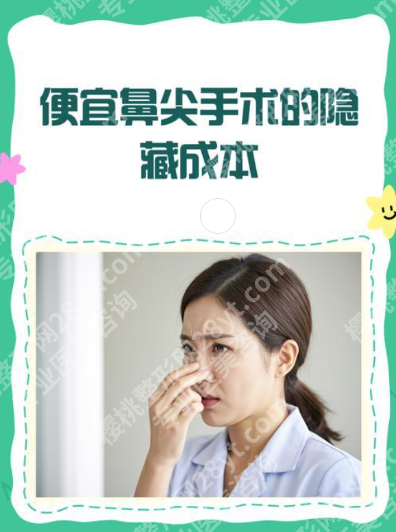 做鼻尖手术一般多少钱？价格大揭秘,从几千到几万差在哪？