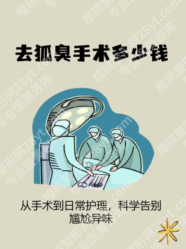 去狐臭手术一般多少钱?这4个因素还在悄悄影响你的花费