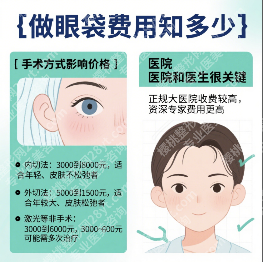 弋矶山医院割眼袋多少钱？2025新价格+手术全攻略，看完不踩坑